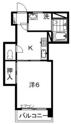 コスモ三杉の物件間取画像